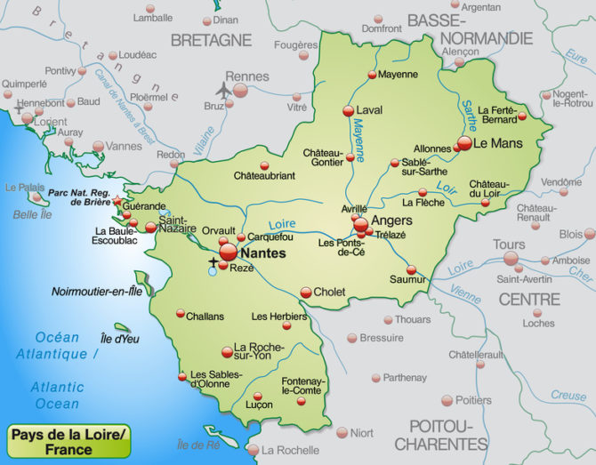 Property guide to Pays de la Loire | Properties in Pays de la Loire ...