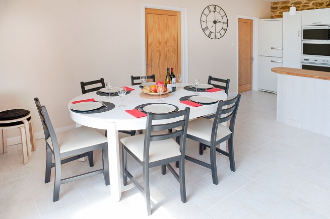 Fully furnished kitchen in Le grange, brittany 