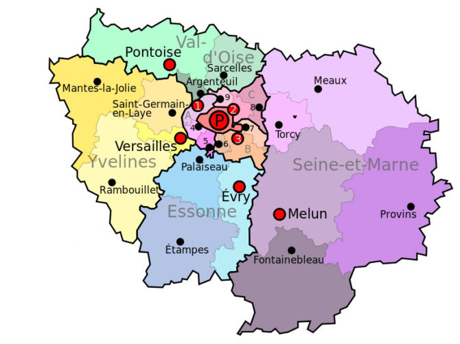 A Guide to the Departments of Île-de-France