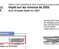 Where to find your numéro fiscal on your annual French tax notice (avis d'imposition)