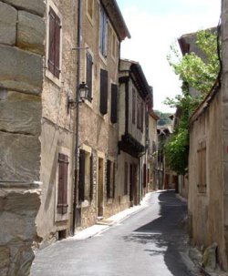 the streets of Alet-les-Bains 