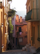 pretty streets in Collioure